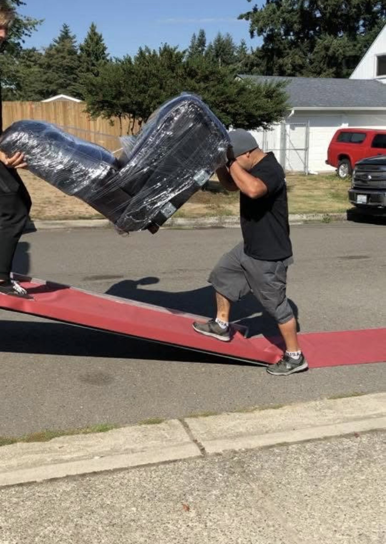 Add a photo of your crew loading a truck
